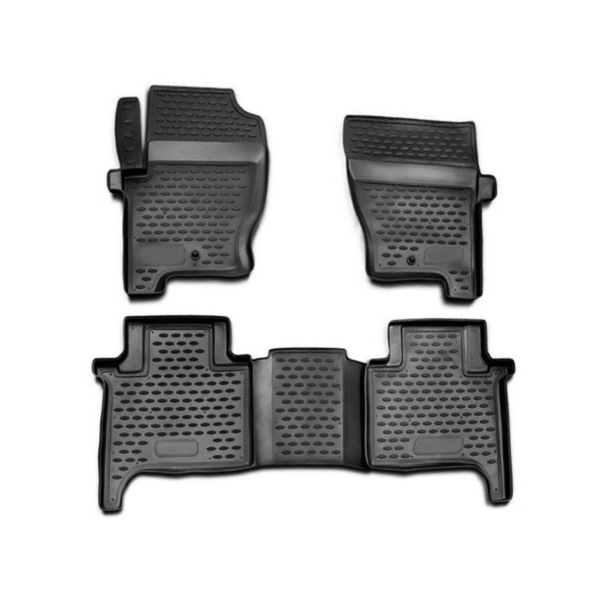 Land Rover Range Rover Sport Floor Mats - Omac - Rubber TPE - Black - '06-'13 Land Rover Range Rover Sport Floor Mats - Omac - Rubber TPE - Black - '06-'13